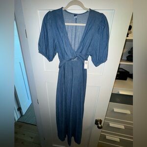 NWT Denim Cutout Dress